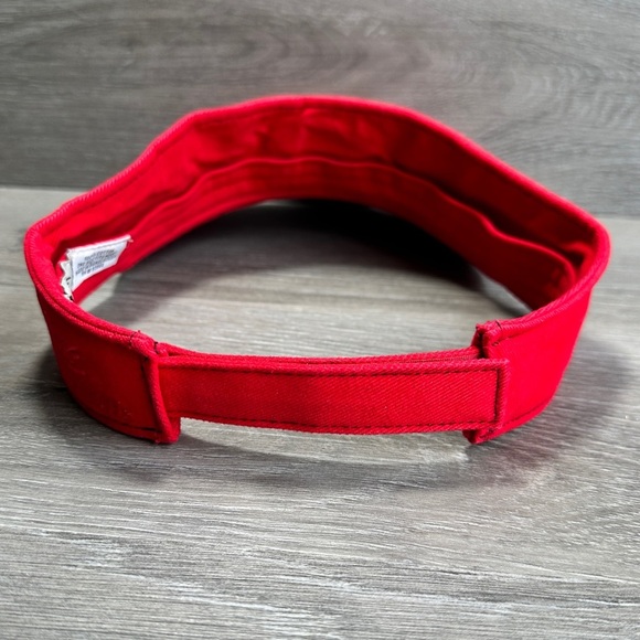 NASCAR Dale Earnhardt JR #8 Velcro Strap Visor Red/Black - Picture 3 of 6